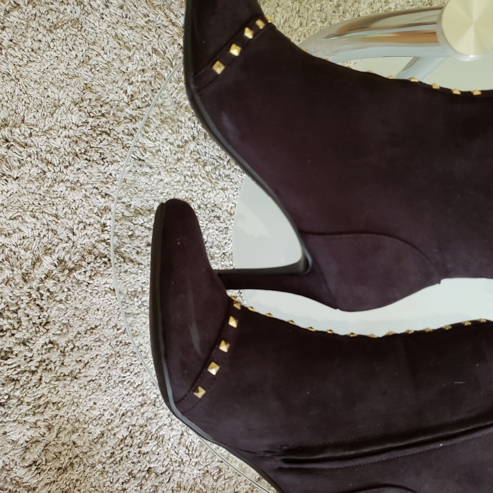 Gold Stud Booties - image 4